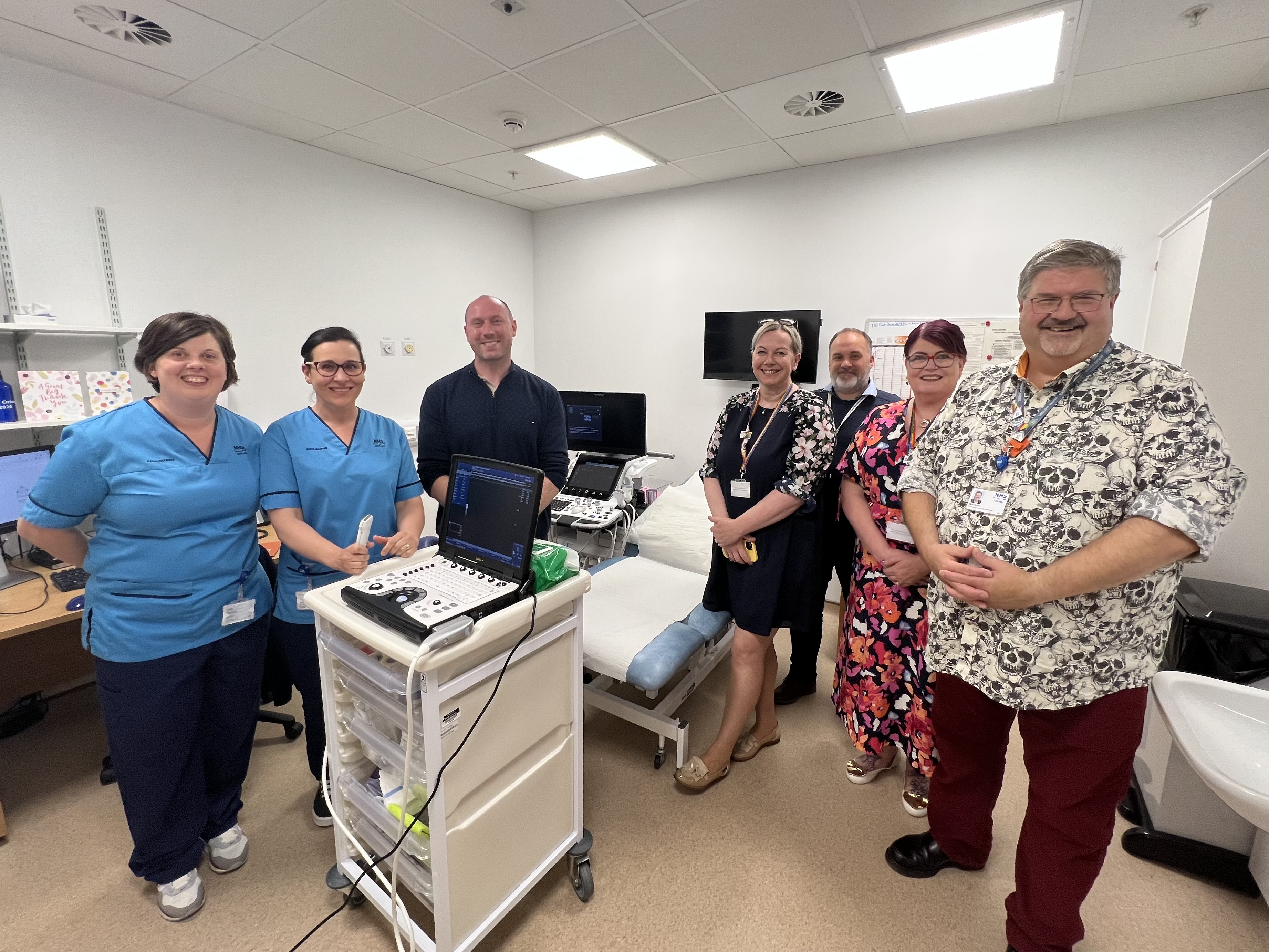Cab Sec Visits NHSO 2