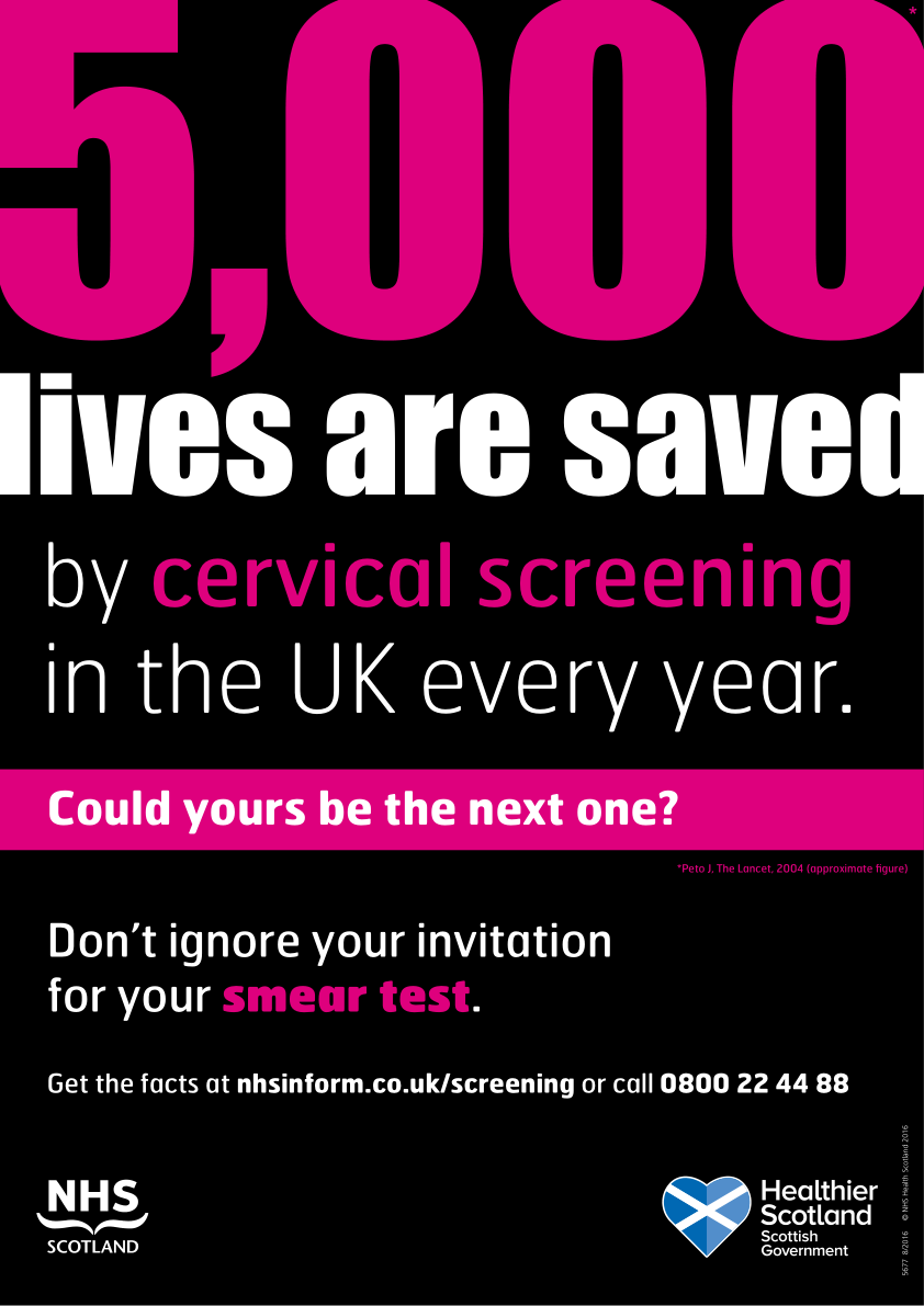 Cervical Screening poster