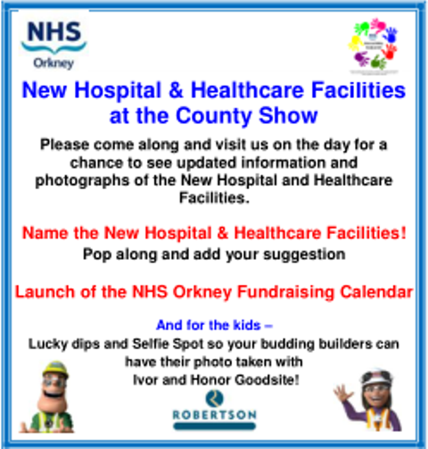 New hospital and healthcare facilities at the County Show poster