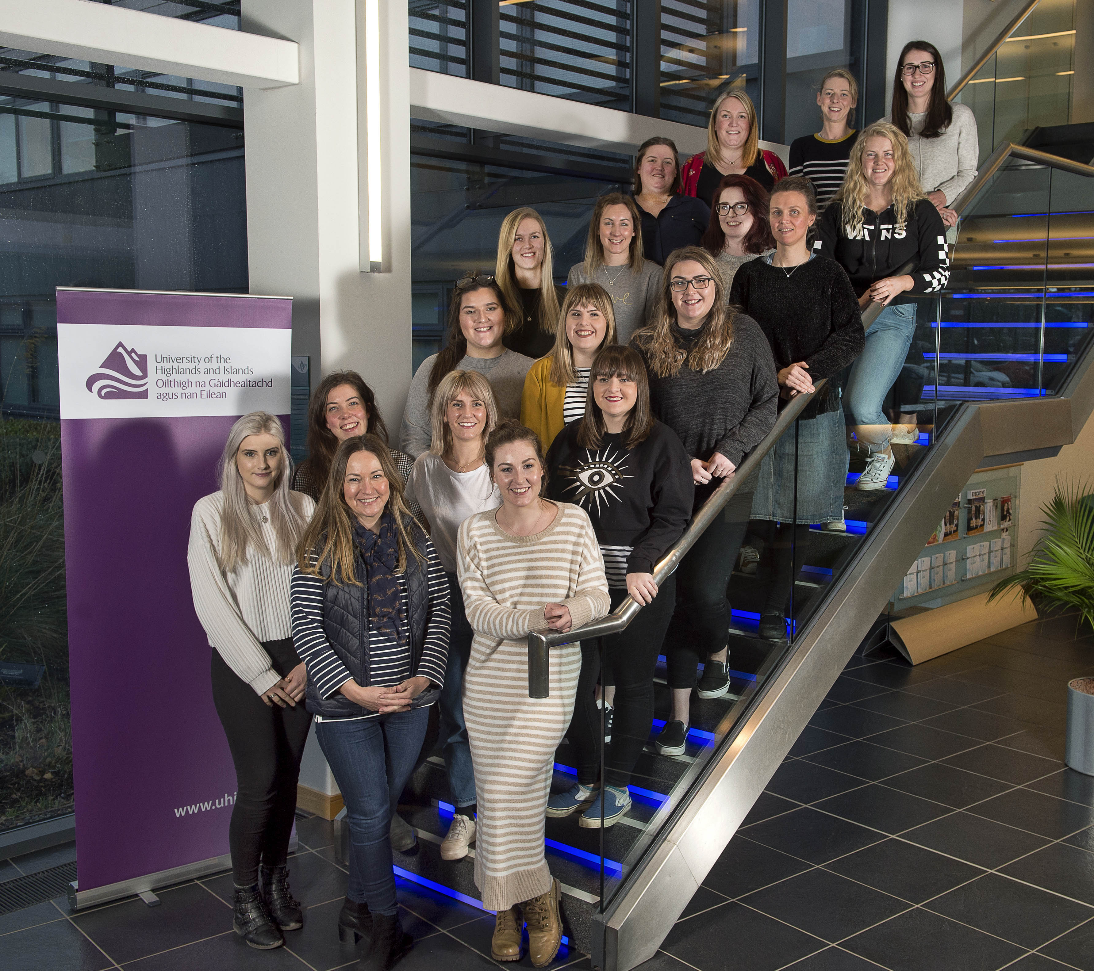 Photo of first cohort of students 