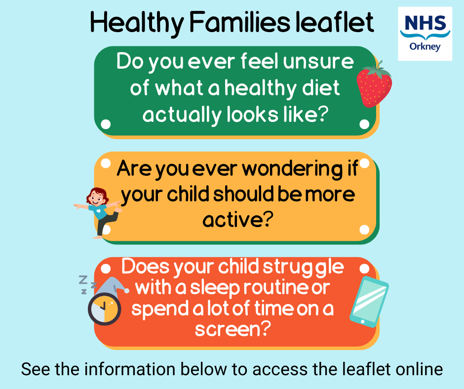 Healthy Families Leaflet