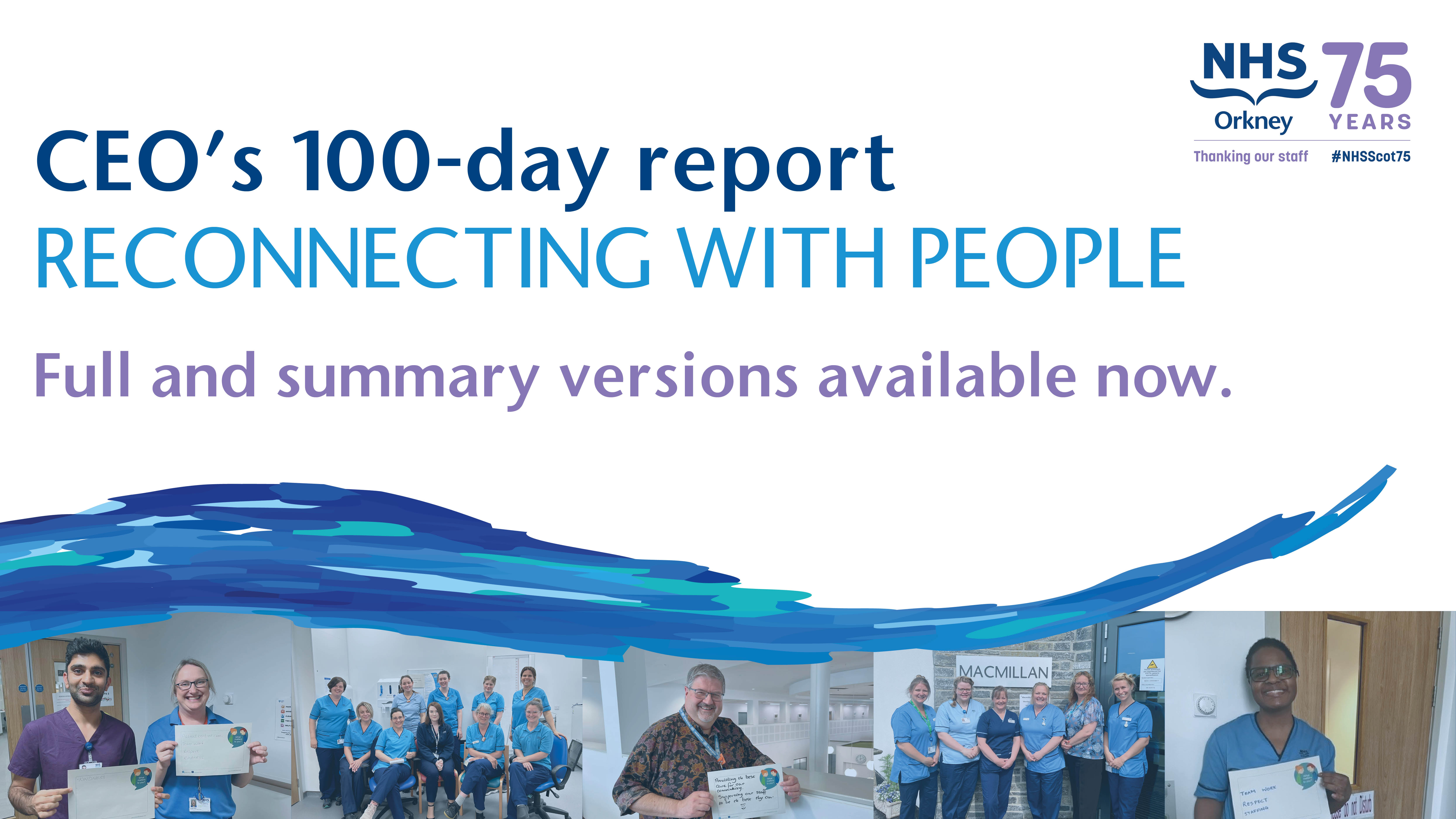 CE 100-day report - Reconnecting with People