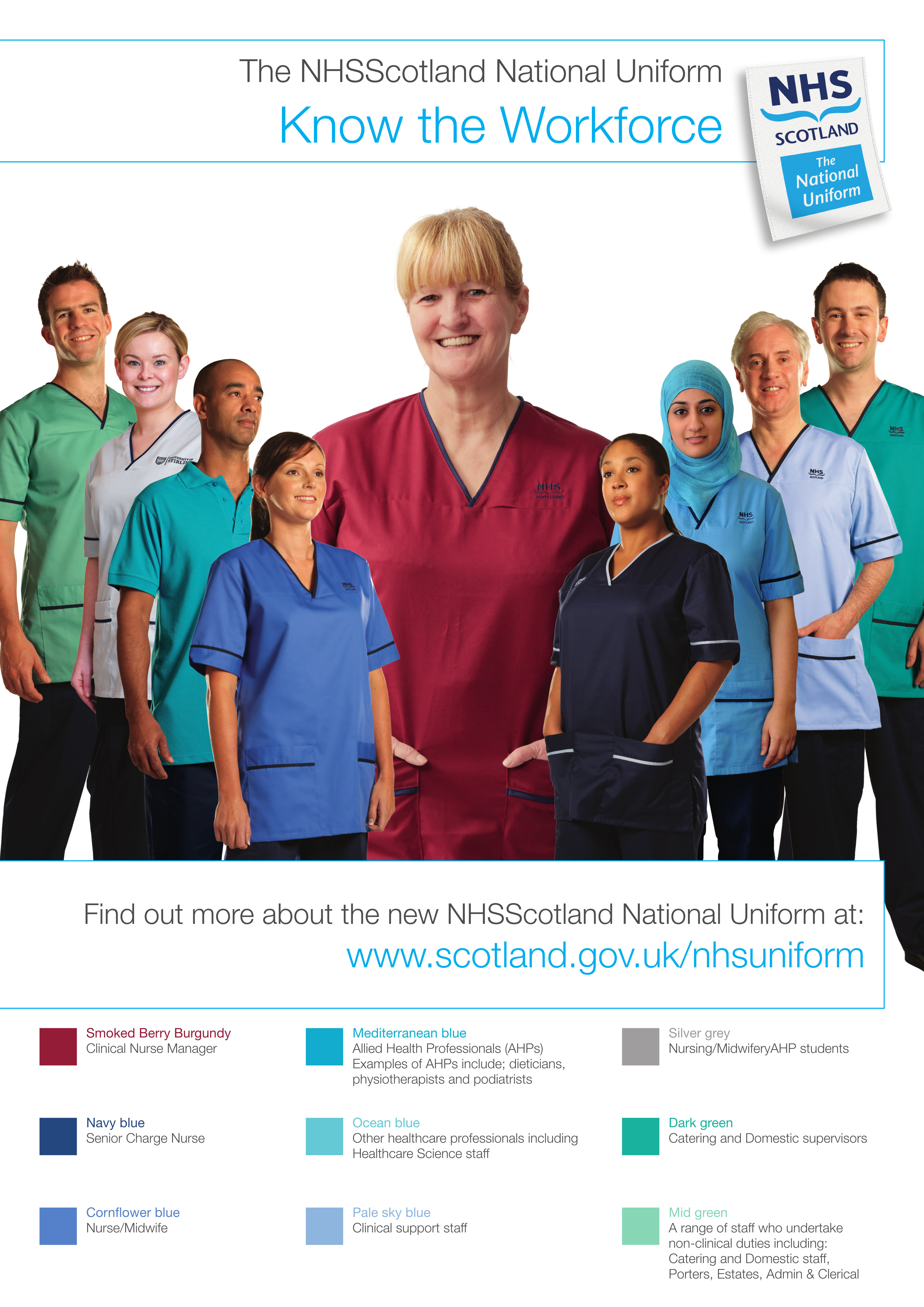 NHS Scotland national uniform image 