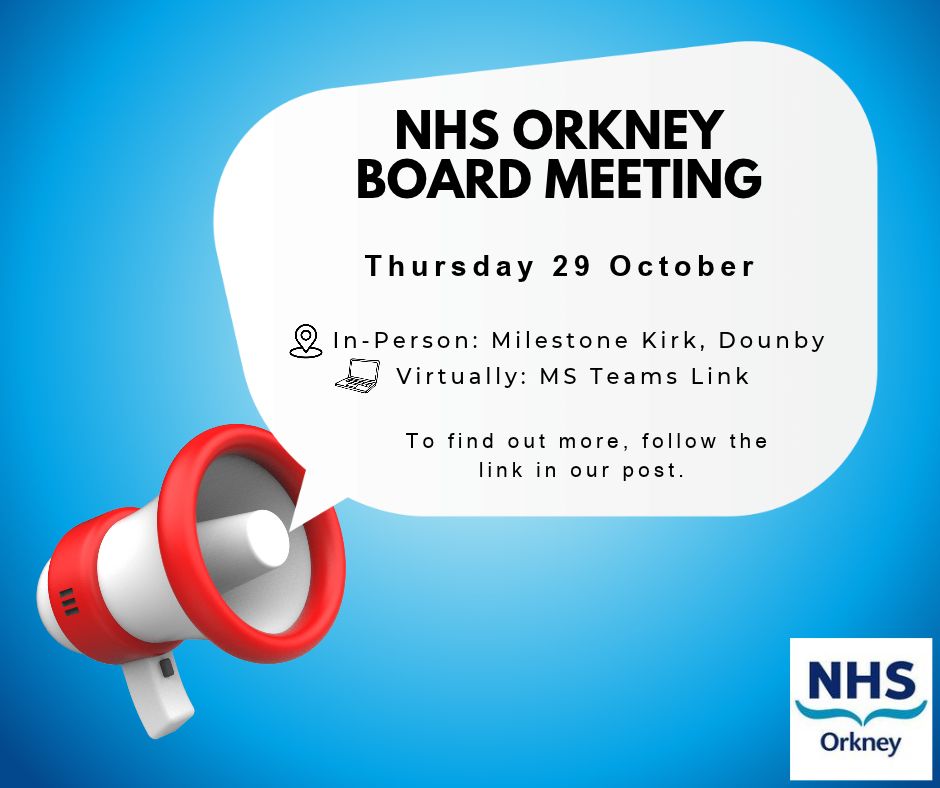 NHS Orkney Board Meeting - Dounby details