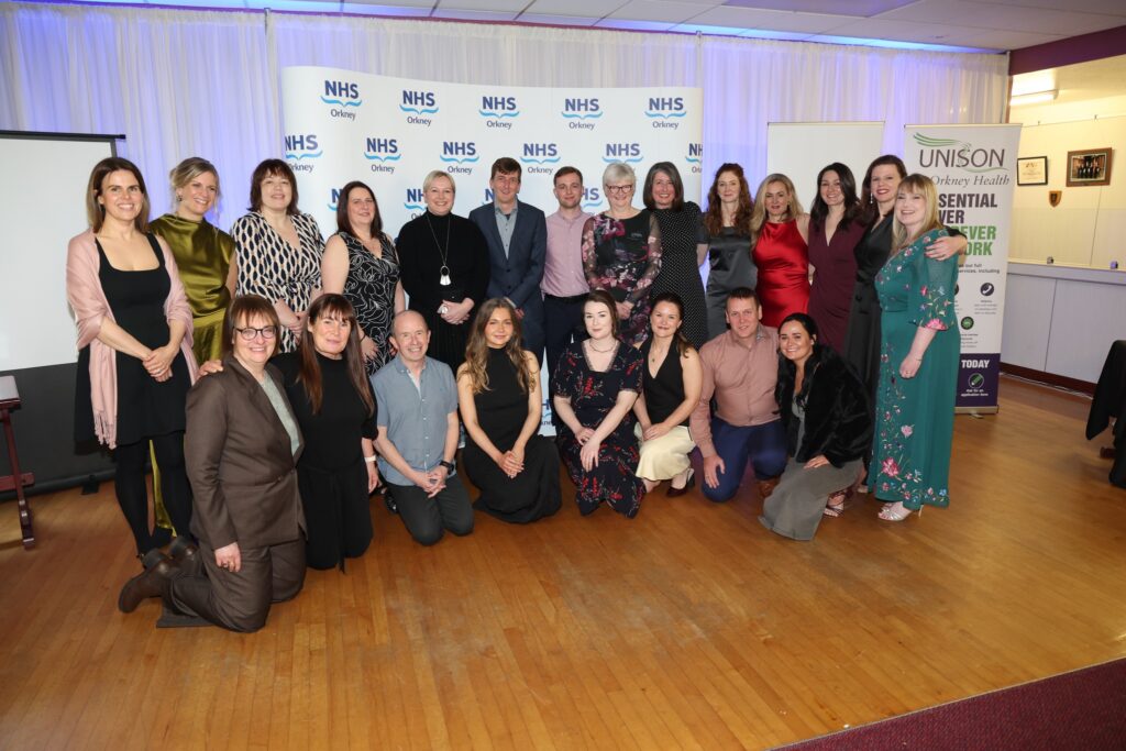 Image of Team Orkney Award winners 2025