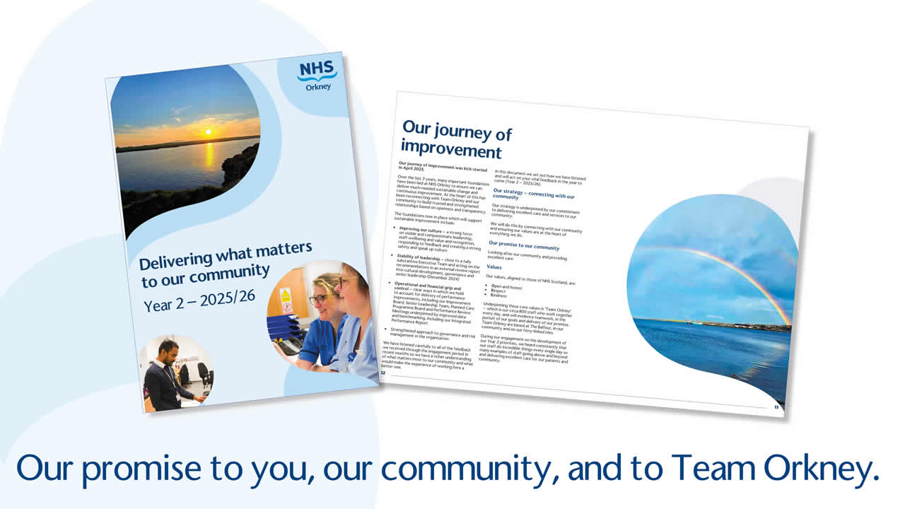 Our promise poster